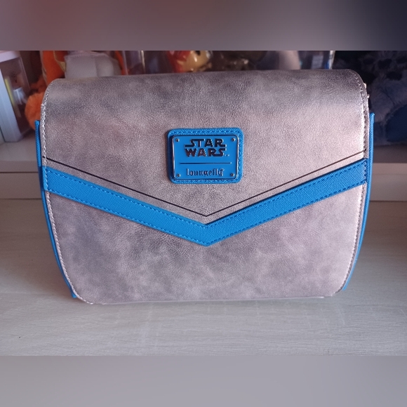 NWT Loungefly Jango Fett Chain Strap Crossbody Bag - Picture 5 of 7
